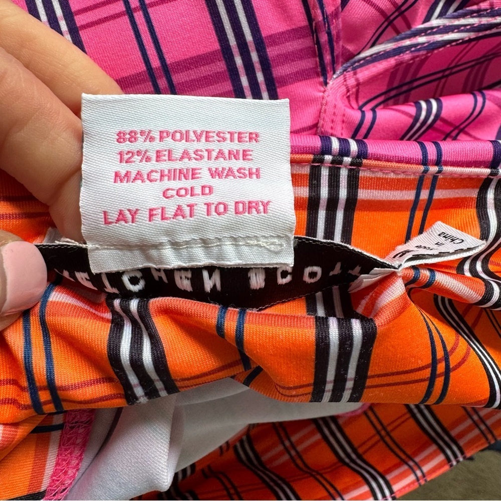 Gretchen Scott Plaid Sunshine Pull On Legging Pants - Picture 8 of 8